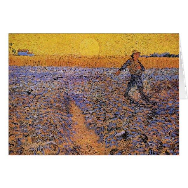 The Sower by Vincent van Gogh Cards (Front Horizontal)