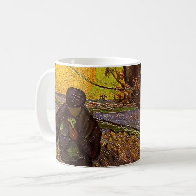 The Sower by Vincent van Gogh Coffee Mug (Front Left)