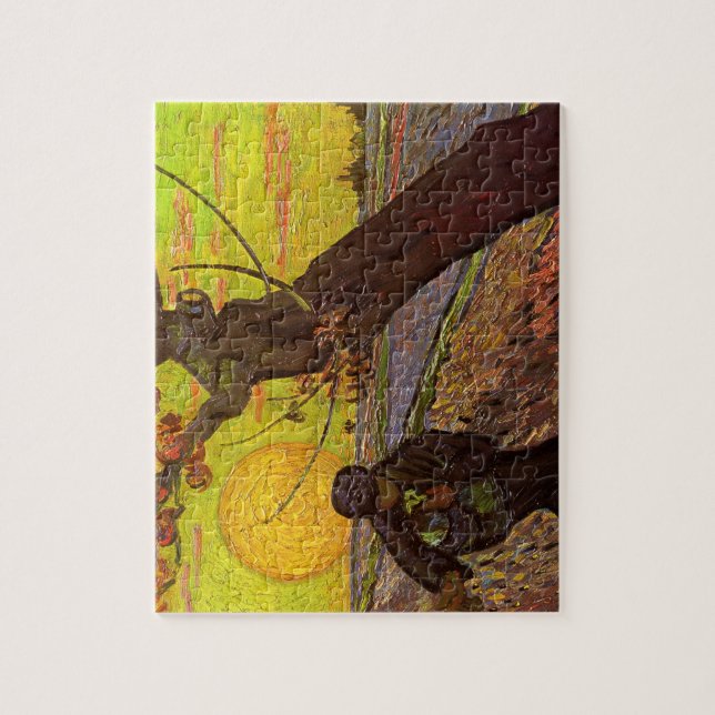 The Sower by Vincent van Gogh Jigsaw Puzzle (Vertical)