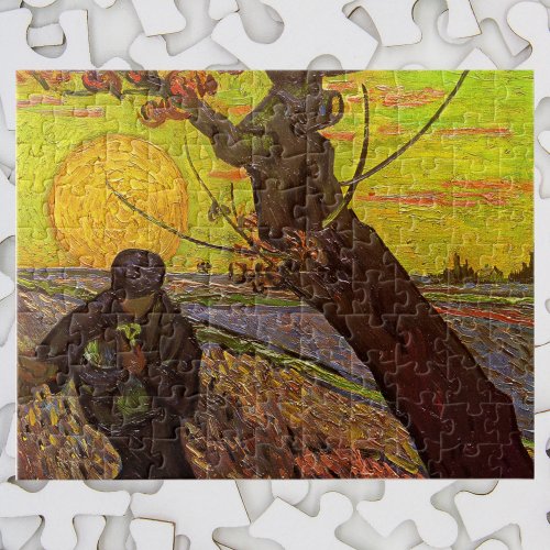 The Sower by Vincent van Gogh Jigsaw Puzzle