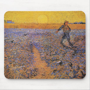 The Sower by Vincent van Gogh Mouse Pad