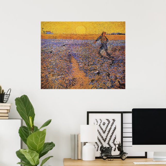 The Sower by Vincent van Gogh Poster (Home Office)