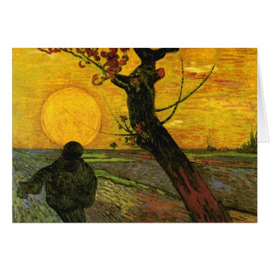 The Sower (F450) Van Gogh Fine Art Cards (Front Horizontal)