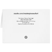The Sower (F450) Van Gogh Fine Art Cards (Back Horizontal)