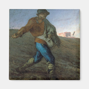 The Sower, Jean-Francois Millet Magnet