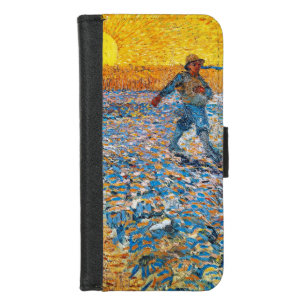 The Sower, Van Gogh iPhone 8/7 Wallet Case