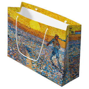 The Sower, Van Gogh Large Gift Bag