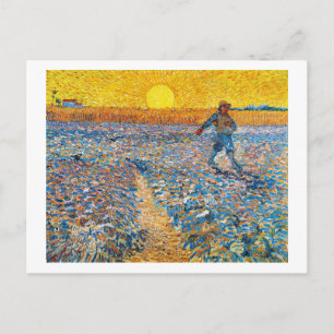 The Sower, Van Gogh Postcard