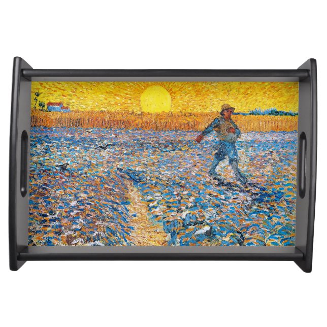 The Sower, Van Gogh Serving Tray (Front)