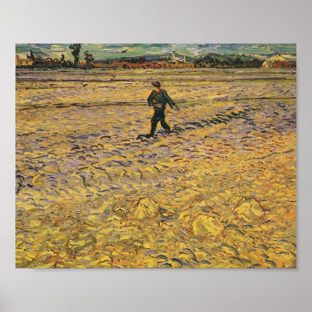 The Sower, Vincent van Gogh Poster (Front)