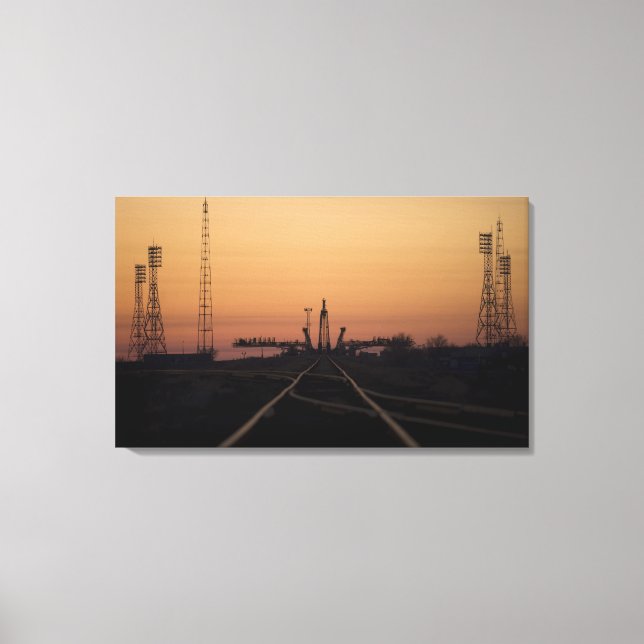 The Soyuz launch pad Canvas Print (Front)