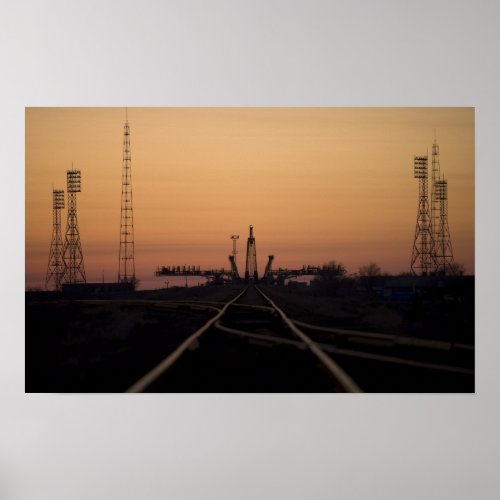 The Soyuz launch pad Poster