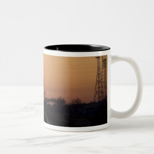 The Soyuz launch pad Two_Tone Coffee Mug