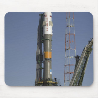 The Soyuz rocket is erected into position 2 Mouse Pad