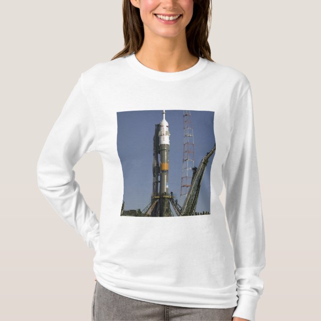 The Soyuz rocket is erected into position 2 T-Shirt (Front)