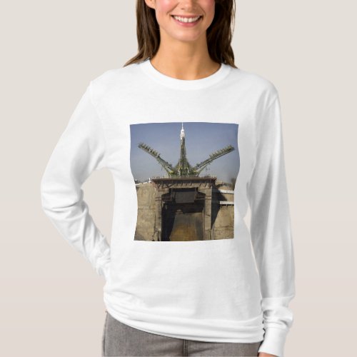The Soyuz rocket is erected into position 3 T_Shirt