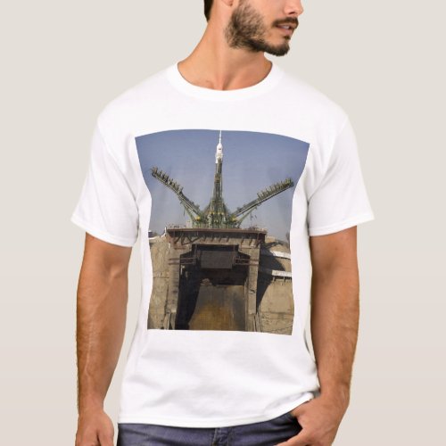 The Soyuz rocket is erected into position 3 T_Shirt