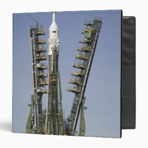 The Soyuz rocket is erected into position 4 Binder