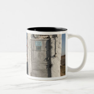 The Soyuz rocket shortly after arrival 2 Two-Tone Coffee Mug