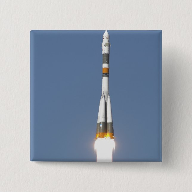 The Soyuz TMA-12 spacecraft Pinback Button (Front)