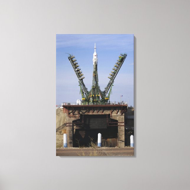 The Soyuz TMA-13 spacecraft 2 Canvas Print (Front)