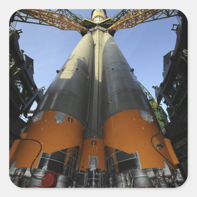 The Soyuz TMA-13 spacecraft 2 Square Sticker (Front)