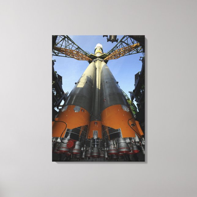 The Soyuz TMA-13 spacecraft Canvas Print (Front)
