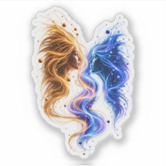 The Space Between Human and AI — THIRD INTENT Sticker