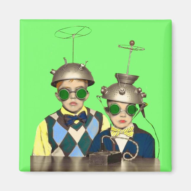 the Space Cadet Brothers Magnet (Front)