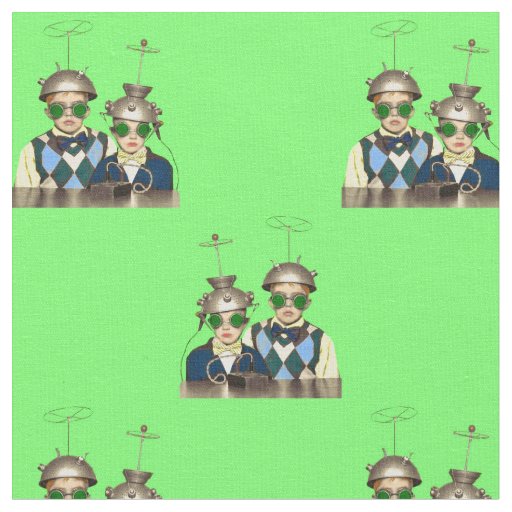 the Space Cadet Brothers print Fabric