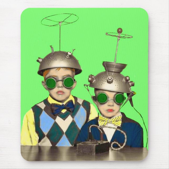 the Space Cadet Brothers print Mouse Pad (Front)