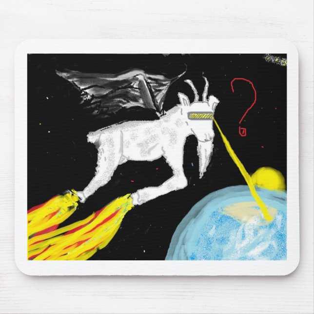 The Space Goat Mouse Pad (Front)