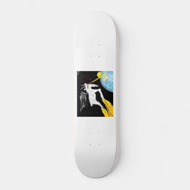 The Space Goat Skateboard Deck (Front)