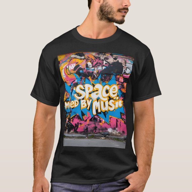 The space moved by music T-Shirt (Front)