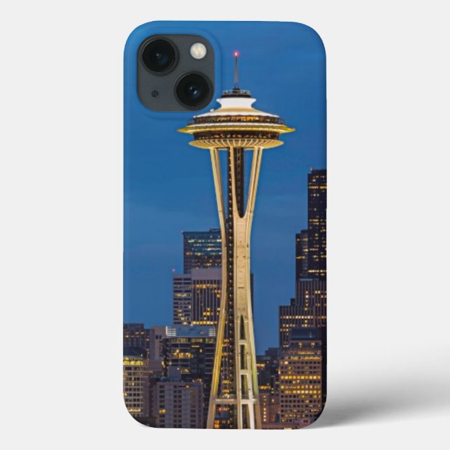 The Space Needle and downtown Seattle Case-Mate iPhone Case (Back)