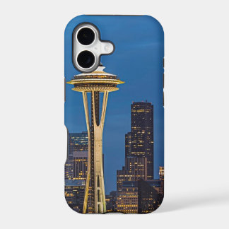 The Space Needle and downtown Seattle iPhone 17 Case