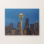 The Space Needle And Downtown Seattle Jigsaw Puzzle at Zazzle