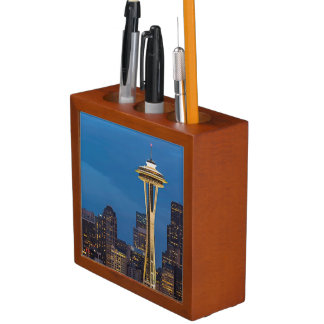 The Space Needle and downtown Seattle Pencil Holder