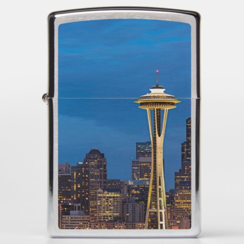 The Space Needle and downtown Seattle Zippo Lighter