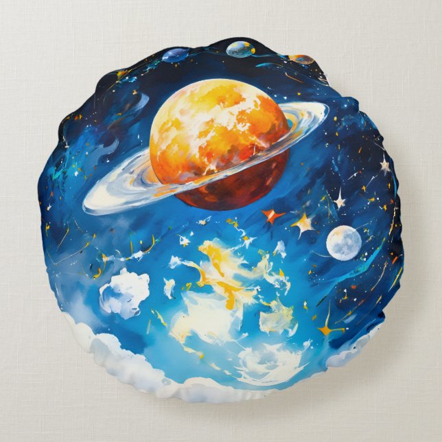 the space round pillow (Back)