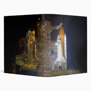 The Space Shuttle Discovery at Launch Pad 39A 3 Ring Binder