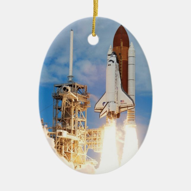 The Space Shuttle Discovery Ornament (Front)