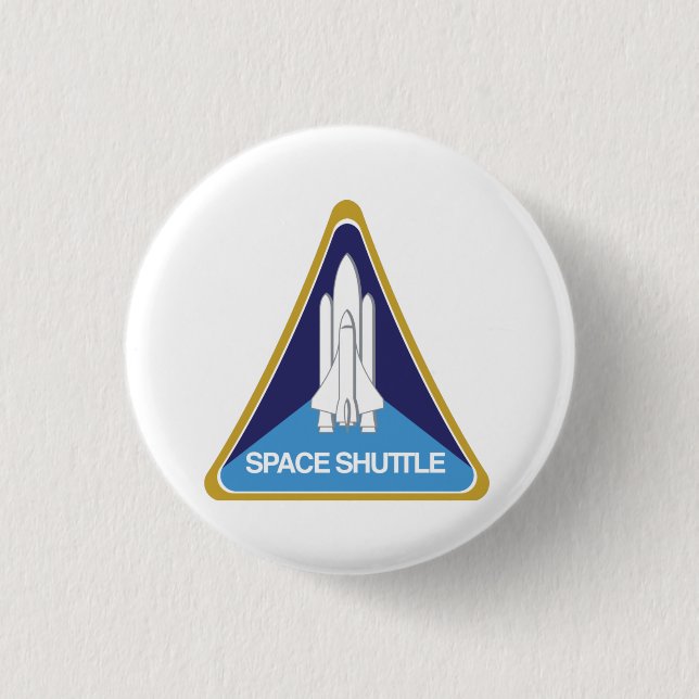 The Space Shuttle program  Button (Front)