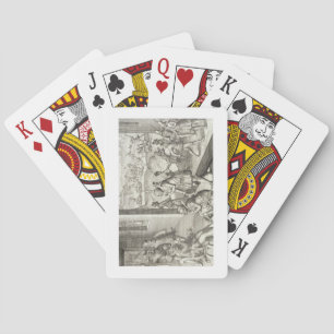 The Spanish Capture Fort Caroline, 1565, from 'New Poker Cards