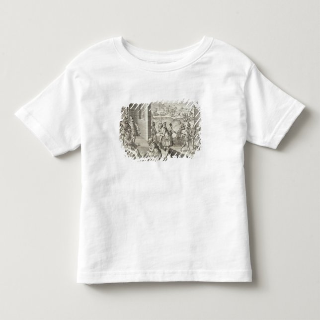 The Spanish Capture Fort Caroline, 1565, from 'New Toddler T-shirt (Front)