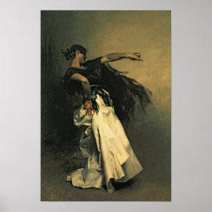 The Spanish Dancer, study for 'El Jaleo', 1882 Poster