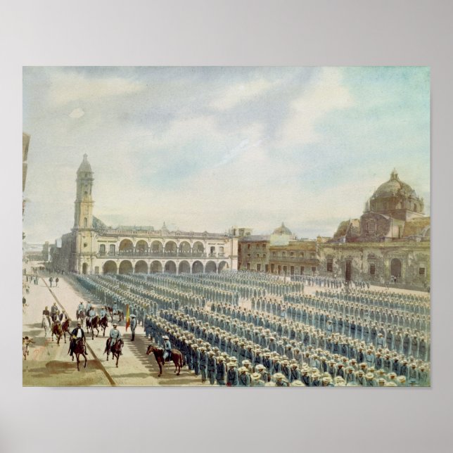 The Spanish Expeditionary Corps in Vera Cruz Poster (Front)