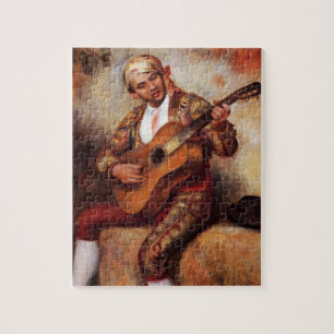 The Spanish Guitarist (by Pierre-August Renoir) Jigsaw Puzzle