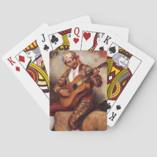 The Spanish Guitarist (by Pierre-August Renoir) Poker Cards
