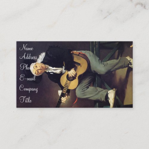 'The Spanish Singer' Business Card Template